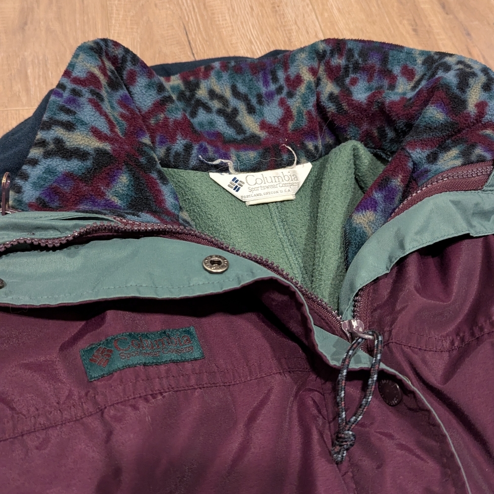 Vintage Columbia 2 In 1 Jacket